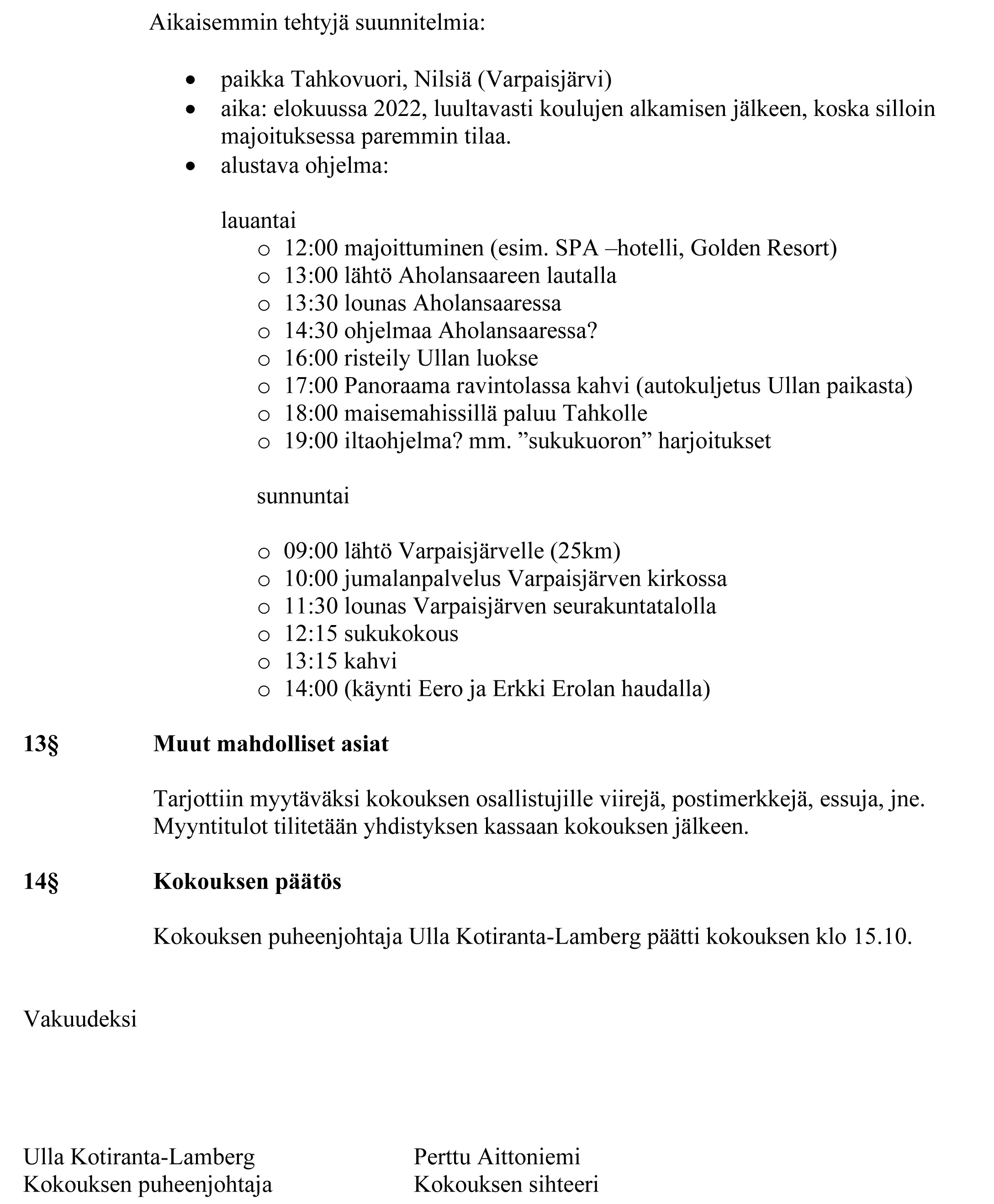 Lönnmarkin sukus vuosikokouspöytäkirja 110921 3